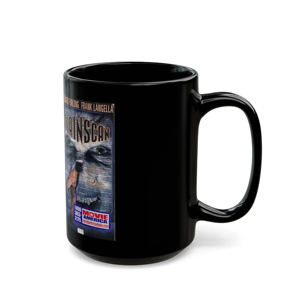 BRAINSCAN (VHS COVER) - Black Coffee Mug-Go Mug Yourself