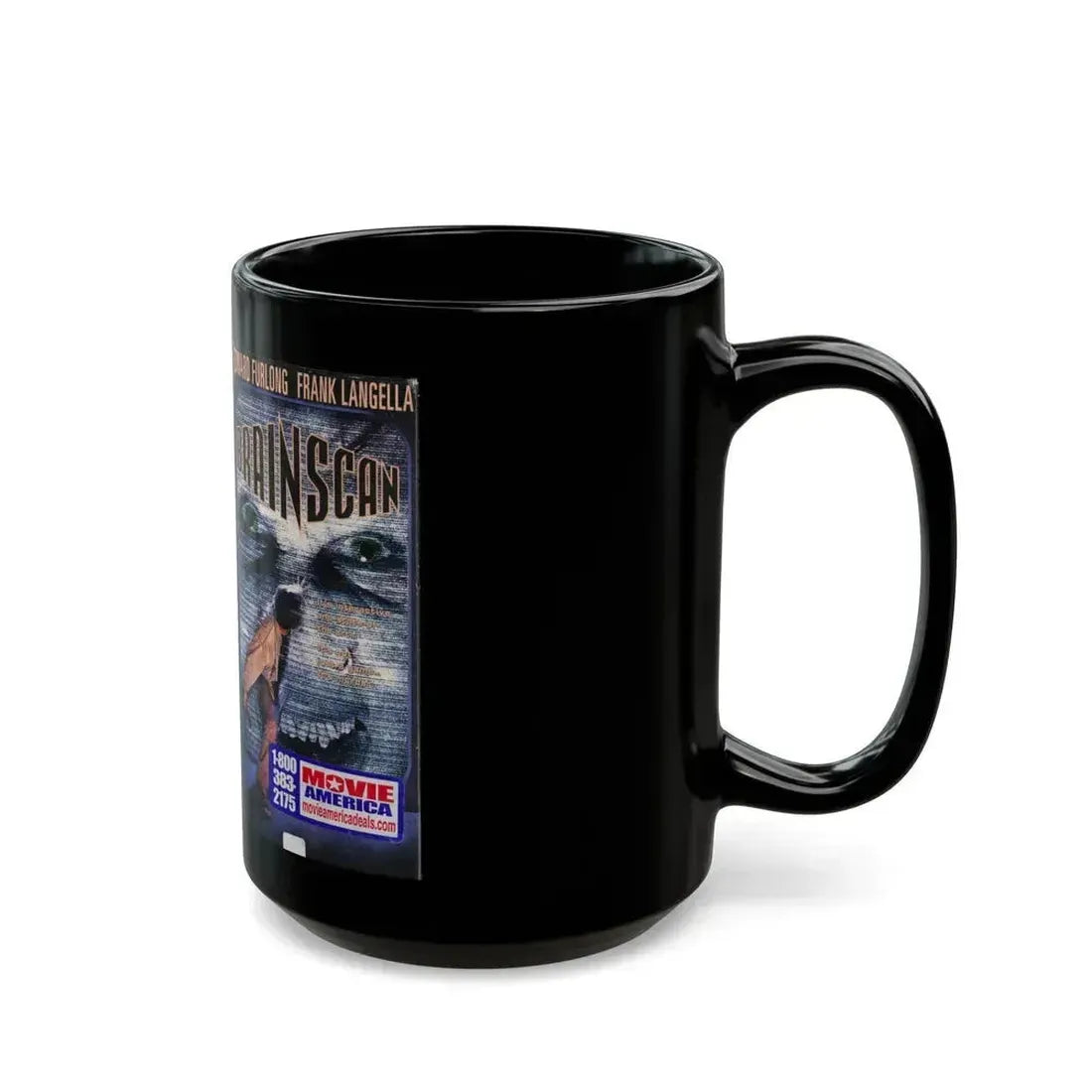 BRAINSCAN (VHS COVER) - Black Coffee Mug - Go Mug Yourself