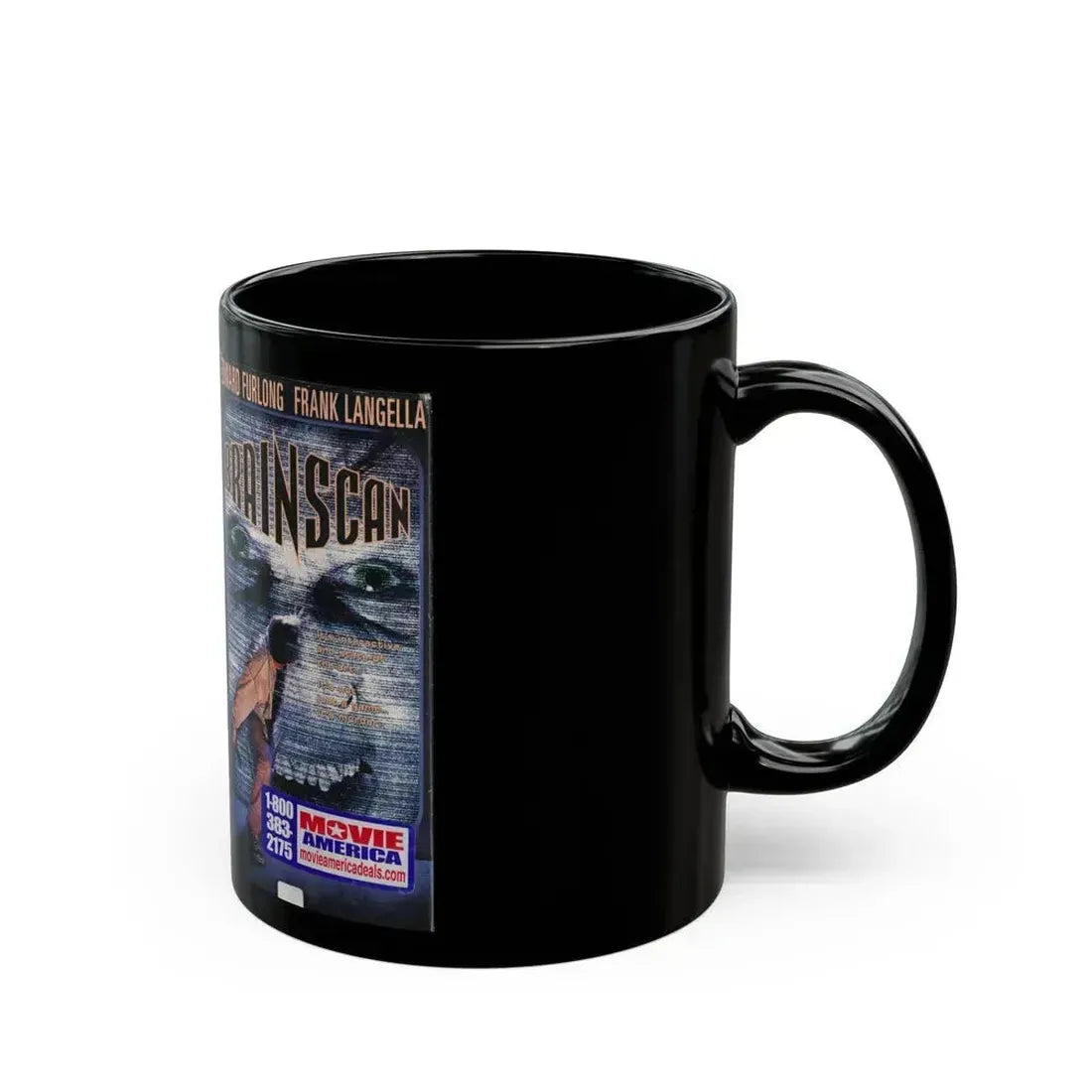 BRAINSCAN (VHS COVER) - Black Coffee Mug - Go Mug Yourself