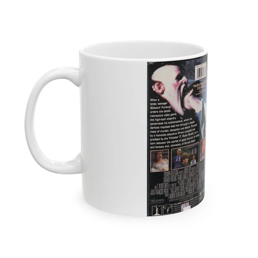 BRAINSCAN (VHS COVER) - White Coffee Mug-Go Mug Yourself