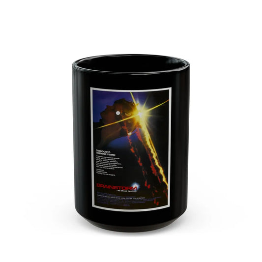 BRAINSTORM 1983 Movie Poster - Black Coffee Mug-15oz-Go Mug Yourself