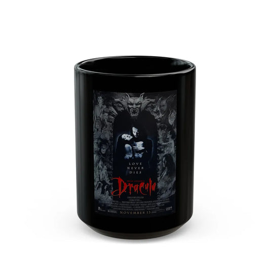 BRAM STOKERS DRACULA 1992 Movie Poster - Black Coffee Mug-15oz-Go Mug Yourself