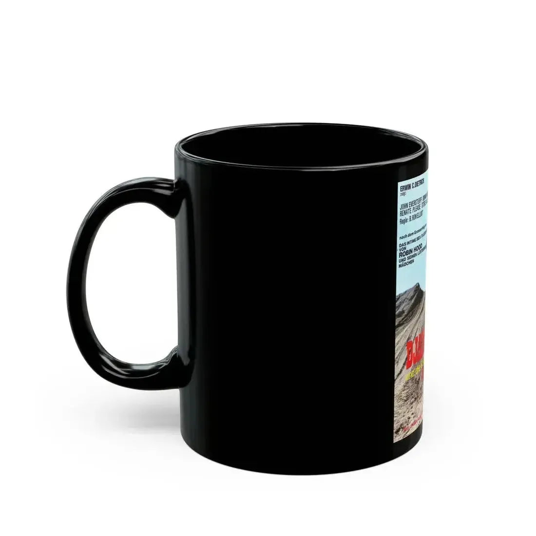 BRAND OF SHAME (NUDE DJANGO) 1968 Movie Poster - Black Coffee Mug - Go Mug Yourself