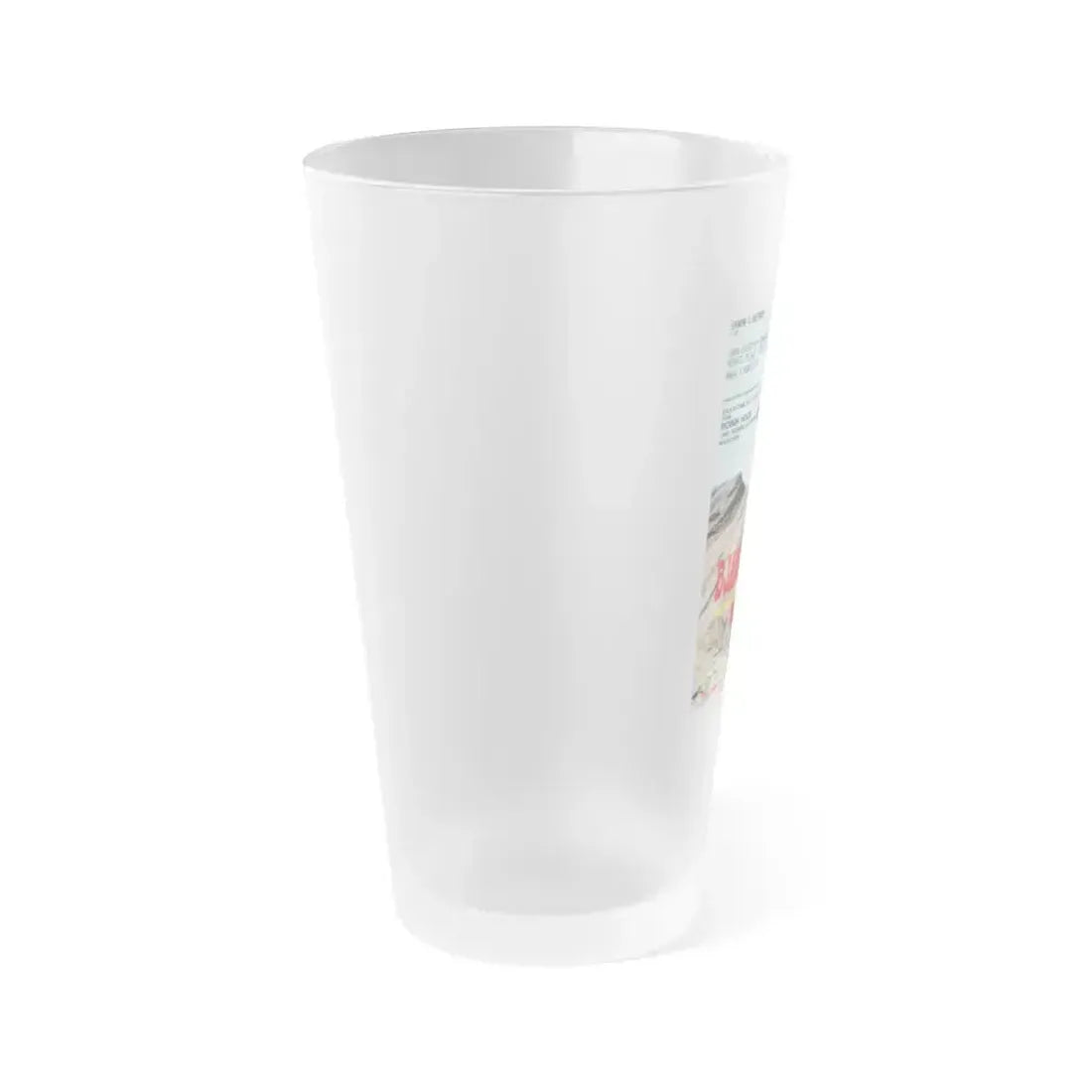 BRAND OF SHAME (NUDE DJANGO) 1968 Movie Poster - Frosted Pint Glass 16oz - Go Mug Yourself