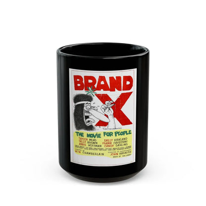 BRAND X 1970 Movie Poster - Black Coffee Mug-15oz-Go Mug Yourself