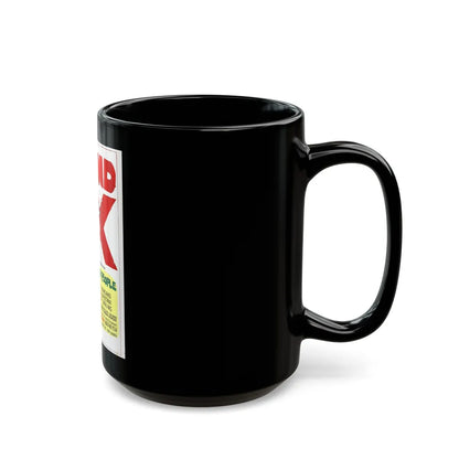 BRAND X 1970 Movie Poster - Black Coffee Mug-Go Mug Yourself