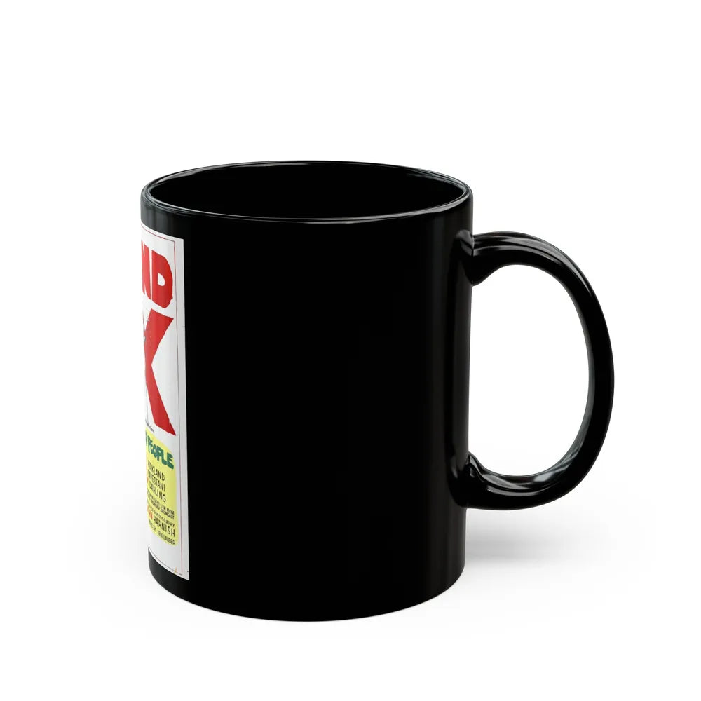 BRAND X 1970 Movie Poster - Black Coffee Mug-Go Mug Yourself