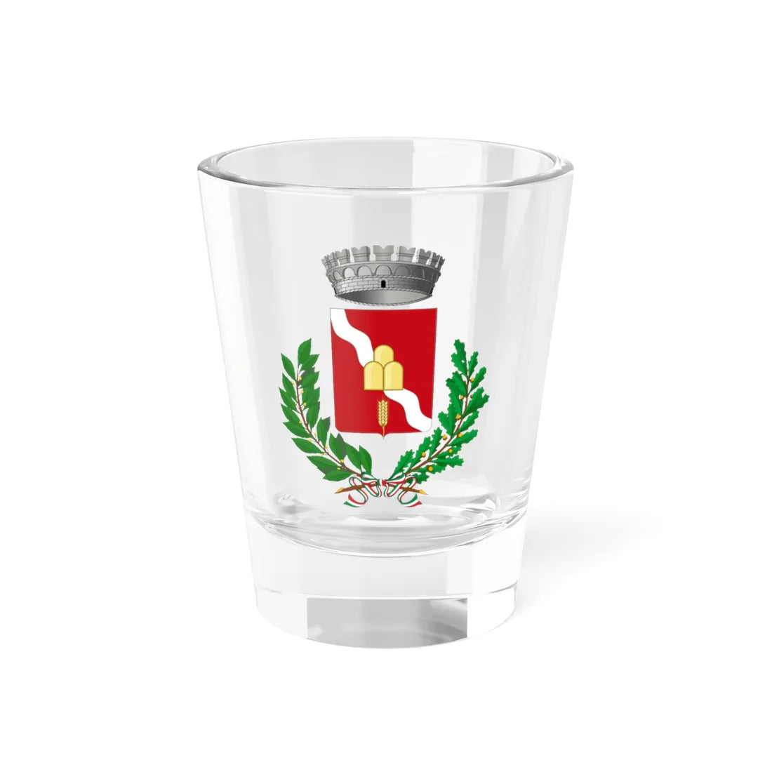 Brandico-Stemma (Italy) (Coat of Arms) Shot Glass 1.5oz 1.5oz - Go Mug Yourself