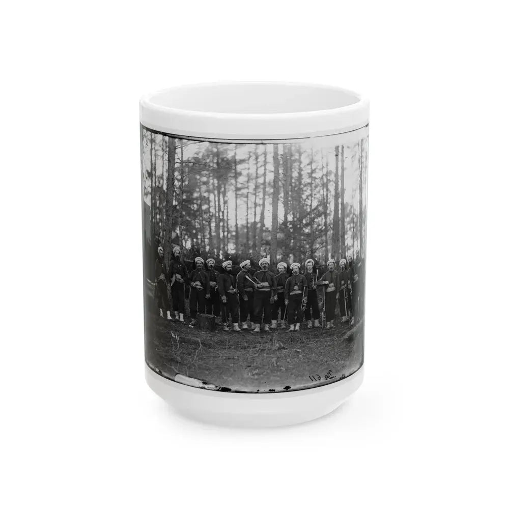 Brandy Station, Va. Band Of The 114th Pennsylvania Infantry (Zouaves) (U.S. Civil War) White Coffee Mug 15oz - Go Mug Yourself