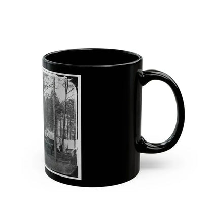 Brandy Station, Va. Camp At Army Of The Potomac Headquarters; Zouaves In Foreground (U.S. Civil War) Black Coffee Mug - Go Mug Yourself