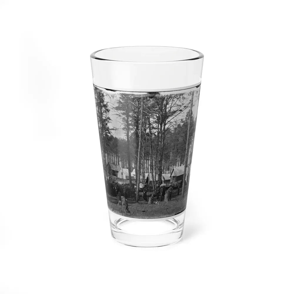 Brandy Station, Va. Camp At Army Of The Potomac Headquarters; Zouaves In Foreground (U.S. Civil War) Pint Glass 16oz 16oz - Go Mug Yourself