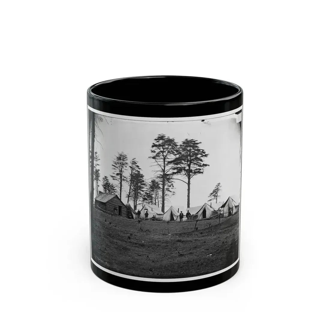 Brandy Station, Va. Chief Engineer's Camp; Another View (U.S. Civil War) Black Coffee Mug 11oz - Go Mug Yourself