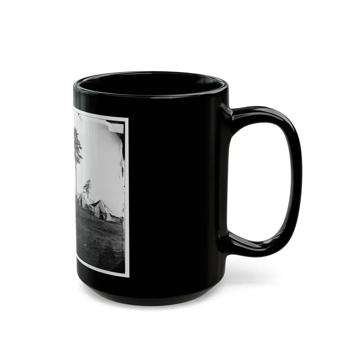 Brandy Station, Va. Chief Engineer's Camp; Another View (U.S. Civil War) Black Coffee Mug - Go Mug Yourself