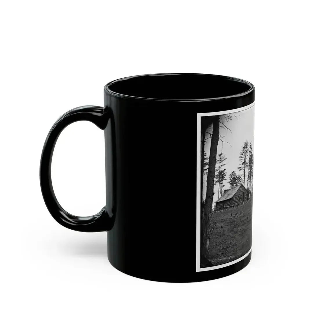 Brandy Station, Va. Chief Engineer's Camp; Another View (U.S. Civil War) Black Coffee Mug - Go Mug Yourself
