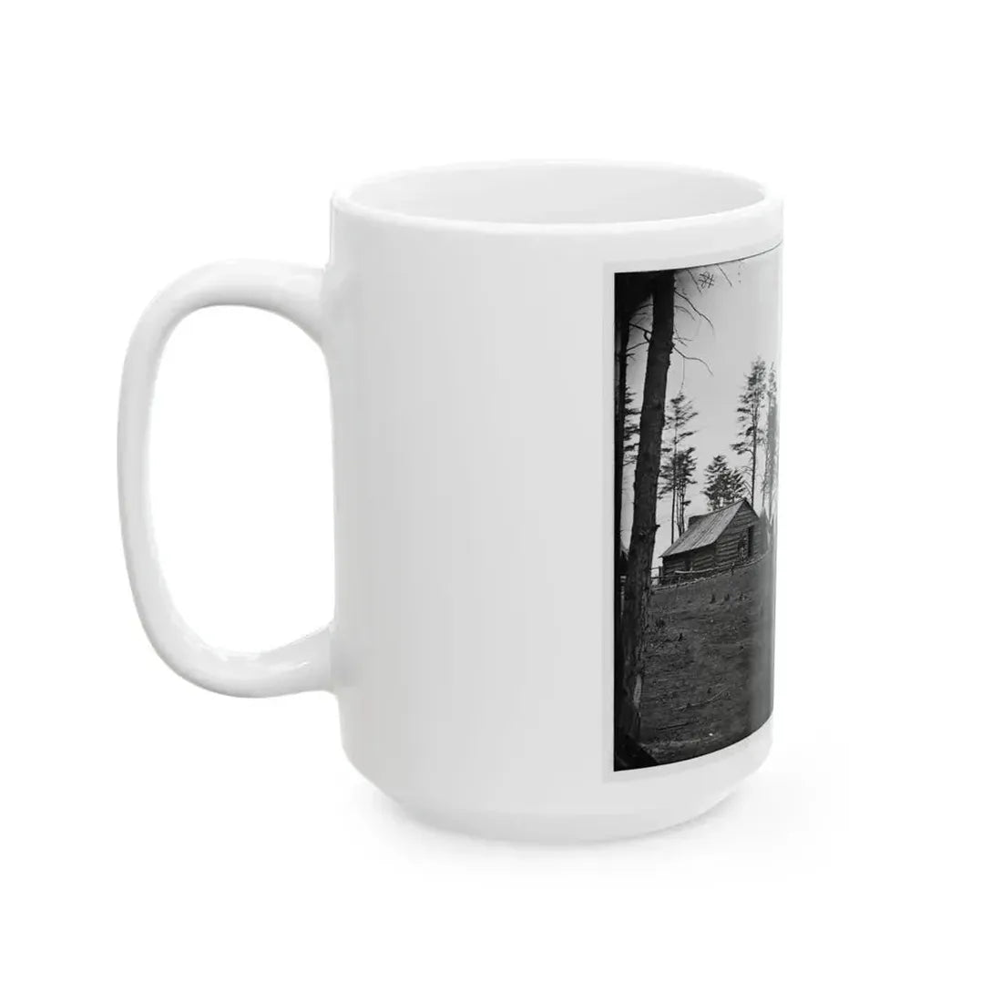 Brandy Station, Va. Chief Engineer's Camp; Another View (U.S. Civil War) White Coffee Mug - Go Mug Yourself