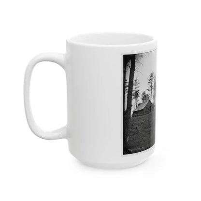 Brandy Station, Va. Chief Engineer's Camp; Another View (U.S. Civil War) White Coffee Mug - Go Mug Yourself