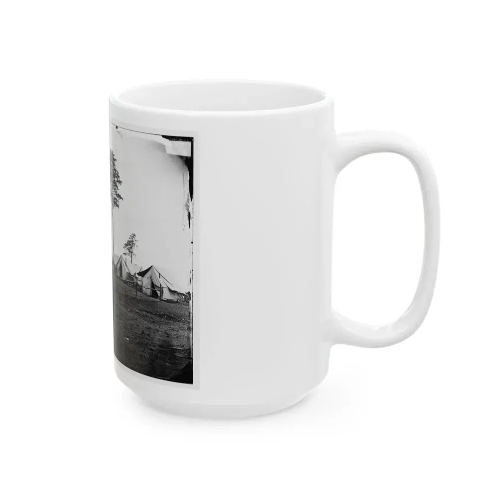 Brandy Station, Va. Chief Engineer's Camp; Another View (U.S. Civil War) White Coffee Mug - Go Mug Yourself