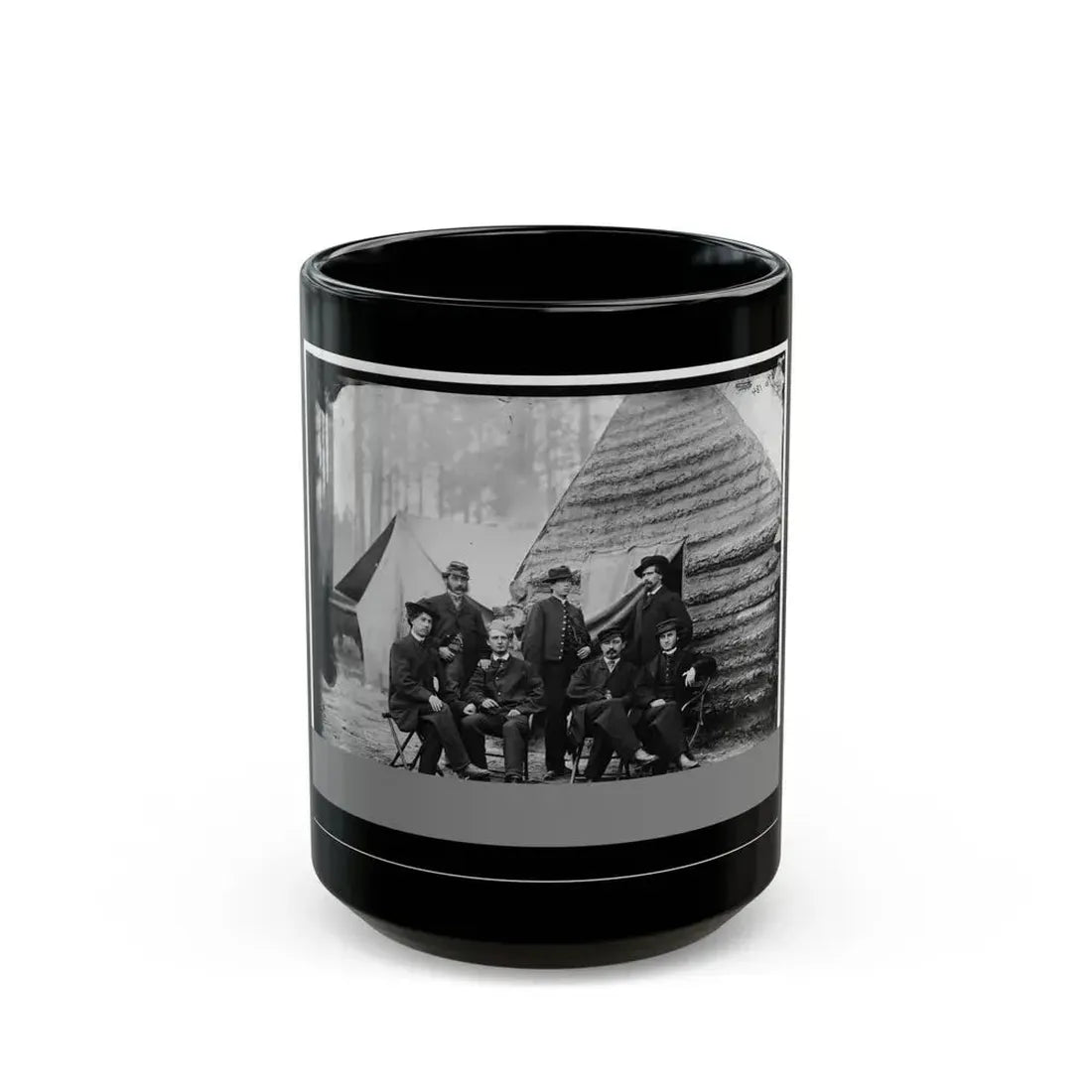Brandy Station, Va. Clerks At Army Of The Potomac Headquarters (U.S. Civil War) Black Coffee Mug 15oz - Go Mug Yourself
