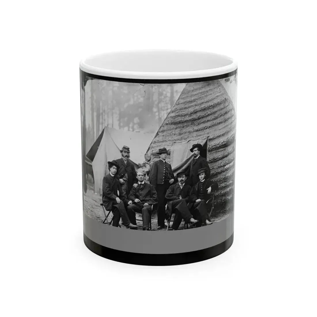 Brandy Station, Va. Clerks At Army Of The Potomac Headquarters (U.S. Civil War) White Coffee Mug 11oz - Go Mug Yourself