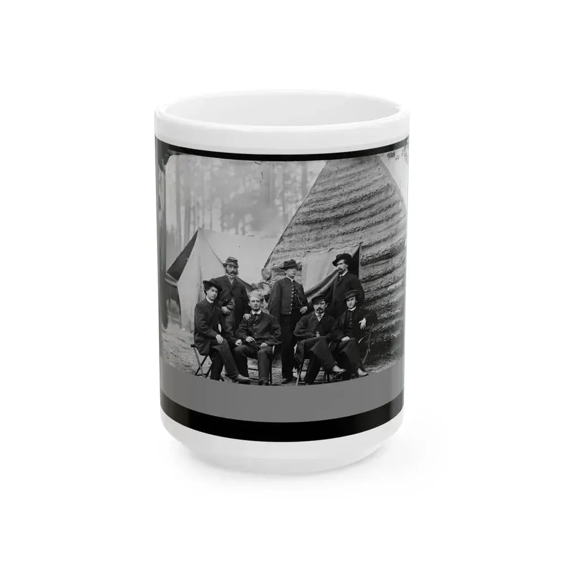 Brandy Station, Va. Clerks At Army Of The Potomac Headquarters (U.S. Civil War) White Coffee Mug 15oz - Go Mug Yourself