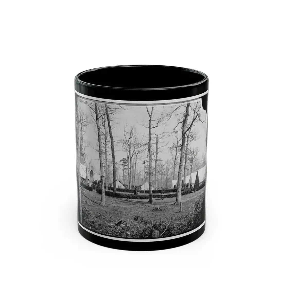 Brandy Station, Va. Field Hospital Of The 3rd Division, 2d Corps (U.S. Civil War) Black Coffee Mug 11oz - Go Mug Yourself