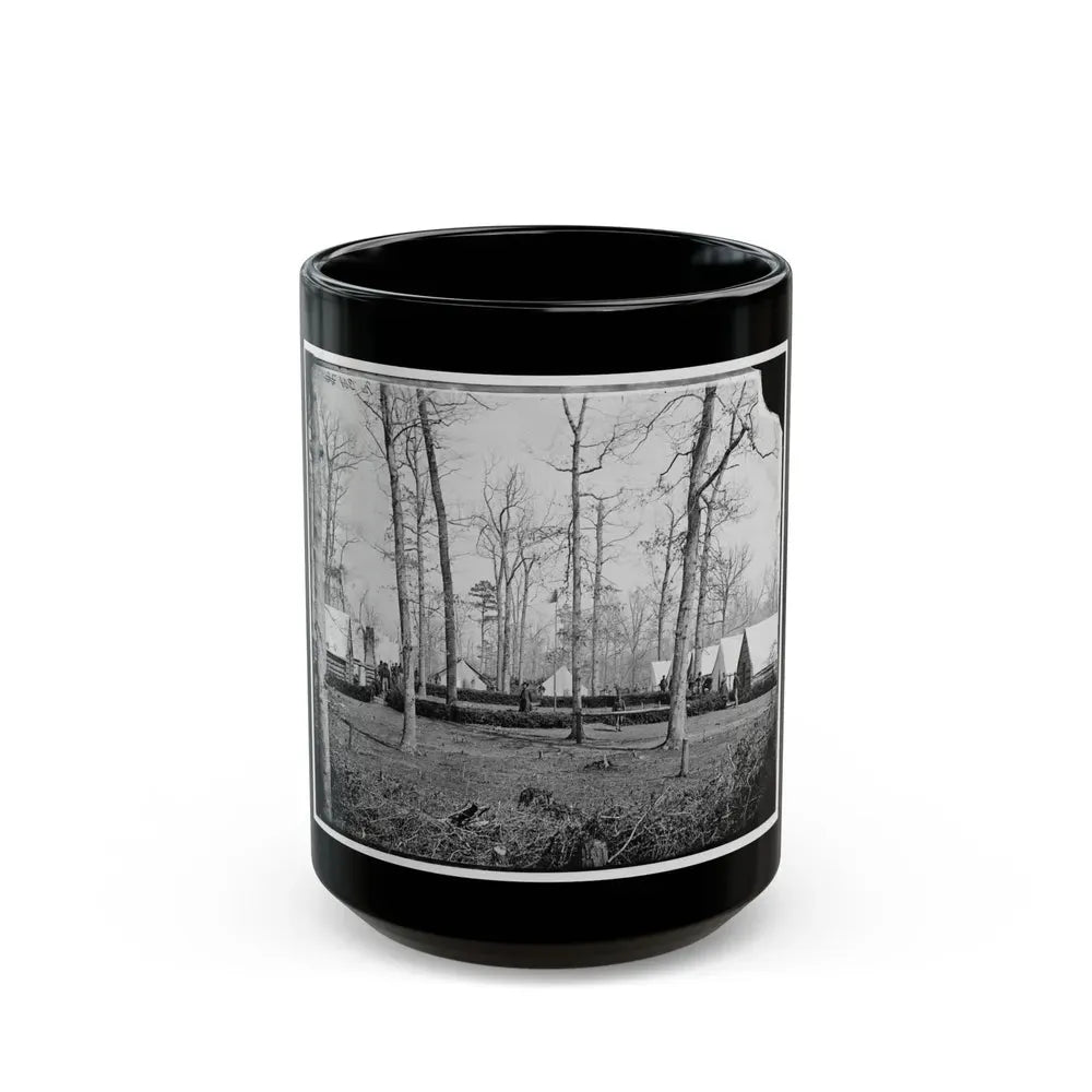 Brandy Station, Va. Field Hospital Of The 3rd Division, 2d Corps (U.S. Civil War) Black Coffee Mug 15oz - Go Mug Yourself
