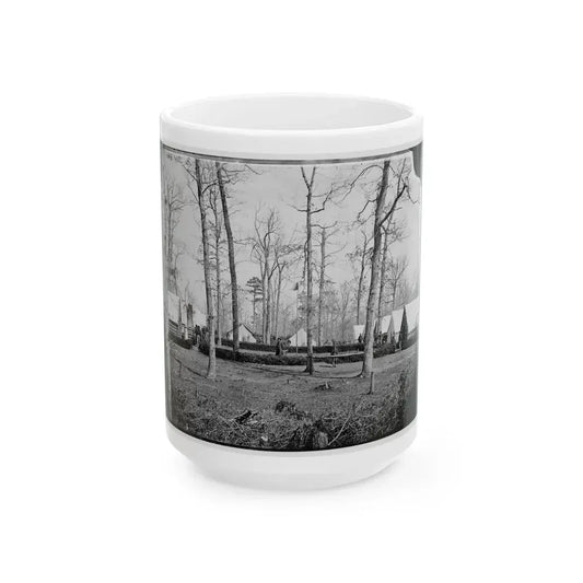 Brandy Station, Va. Field Hospital Of The 3rd Division, 2d Corps (U.S. Civil War) White Coffee Mug 15oz - Go Mug Yourself