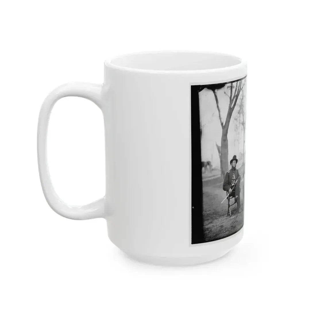 Brandy Station, Va. Four Provost Marshals Of The 3d Army Corps (U.S. Civil War) White Coffee Mug - Go Mug Yourself