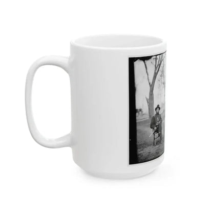 Brandy Station, Va. Four Provost Marshals Of The 3d Army Corps (U.S. Civil War) White Coffee Mug - Go Mug Yourself