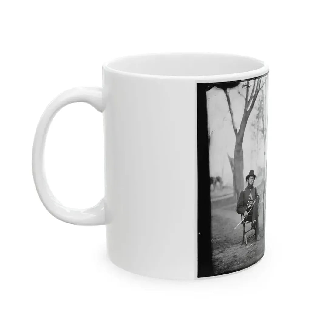 Brandy Station, Va. Four Provost Marshals Of The 3d Army Corps (U.S. Civil War) White Coffee Mug - Go Mug Yourself
