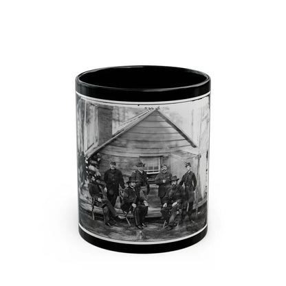 Brandy Station, Va. Gen. Rufus Ingalls And Staff, Chief Quartermaster, And Officers, Army Of The Potomac Headquarters (U.S. Civil War) Black Coffee Mug 11oz - Go Mug Yourself