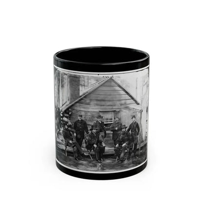 Brandy Station, Va. Gen. Rufus Ingalls And Staff, Chief Quartermaster, And Officers, Army Of The Potomac Headquarters (U.S. Civil War) Black Coffee Mug 11oz - Go Mug Yourself