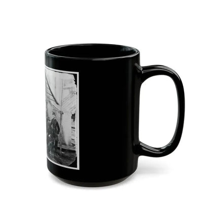 Brandy Station, Va. Gen. Rufus Ingalls And Staff, Chief Quartermaster, And Officers, Army Of The Potomac Headquarters (U.S. Civil War) Black Coffee Mug - Go Mug Yourself