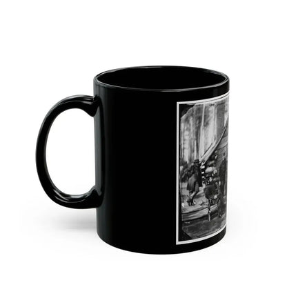 Brandy Station, Va. Gen. Rufus Ingalls And Staff, Chief Quartermaster, And Officers, Army Of The Potomac Headquarters (U.S. Civil War) Black Coffee Mug - Go Mug Yourself