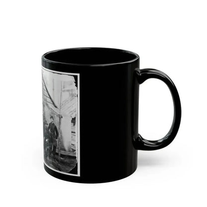 Brandy Station, Va. Gen. Rufus Ingalls And Staff, Chief Quartermaster, And Officers, Army Of The Potomac Headquarters (U.S. Civil War) Black Coffee Mug - Go Mug Yourself
