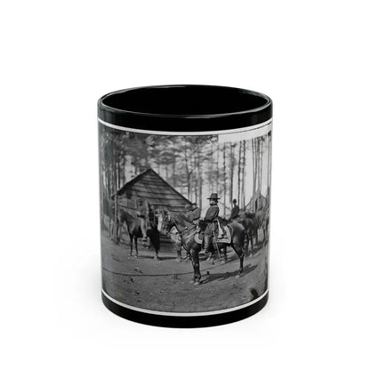 Brandy Station, Va. Gen. Rufus Ingalls On Horseback (U.S. Civil War) Black Coffee Mug 11oz - Go Mug Yourself