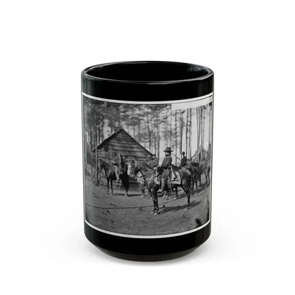 Brandy Station, Va. Gen. Rufus Ingalls On Horseback (U.S. Civil War) Black Coffee Mug 15oz - Go Mug Yourself