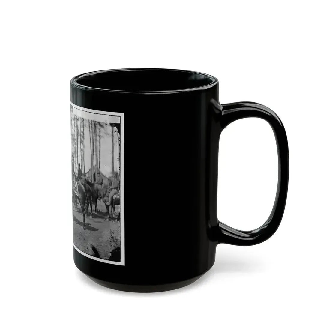Brandy Station, Va. Gen. Rufus Ingalls On Horseback (U.S. Civil War) Black Coffee Mug - Go Mug Yourself