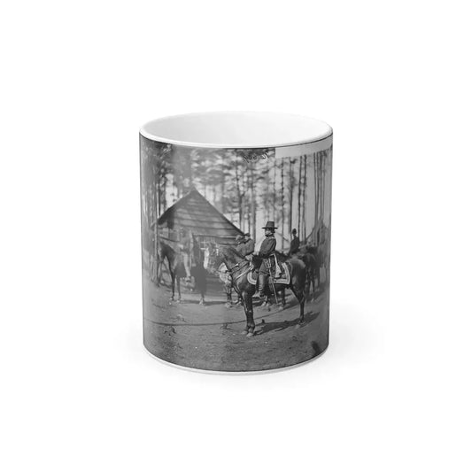 Brandy Station, Va. Gen. Rufus Ingalls on Horseback (U.S. Civil War) Color Changing Coffee Mug 11oz Default Title 11oz - Go Mug Yourself