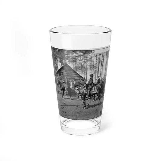 Brandy Station, Va. Gen. Rufus Ingalls On Horseback (U.S. Civil War) Pint Glass 16oz 16oz - Go Mug Yourself