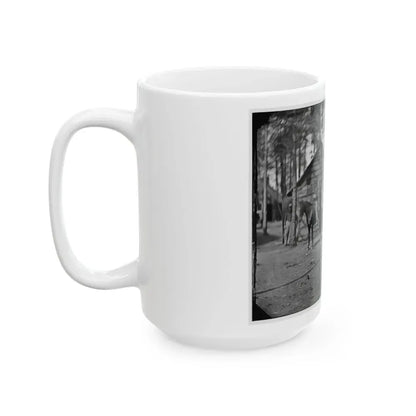 Brandy Station, Va. Gen. Rufus Ingalls On Horseback (U.S. Civil War) White Coffee Mug - Go Mug Yourself
