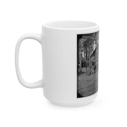 Brandy Station, Va. Gen. Rufus Ingalls On Horseback (U.S. Civil War) White Coffee Mug - Go Mug Yourself