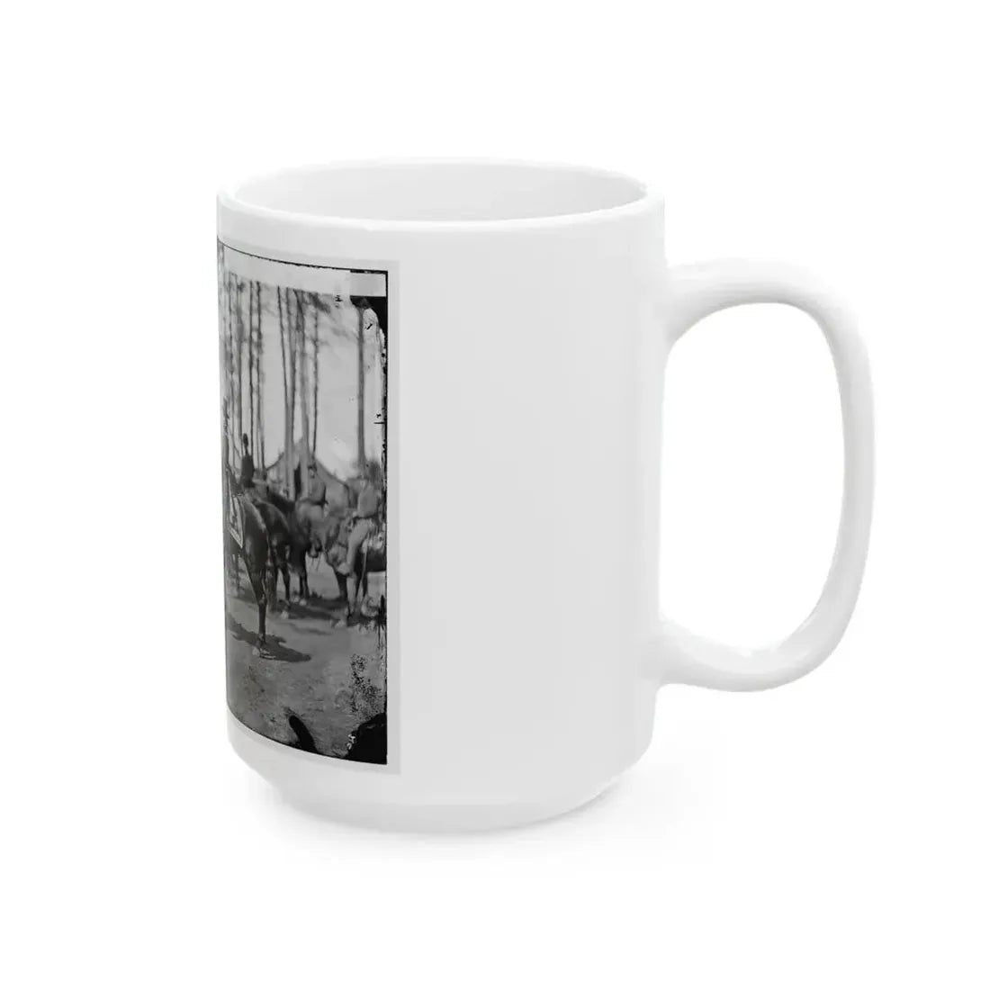 Brandy Station, Va. Gen. Rufus Ingalls On Horseback (U.S. Civil War) White Coffee Mug - Go Mug Yourself