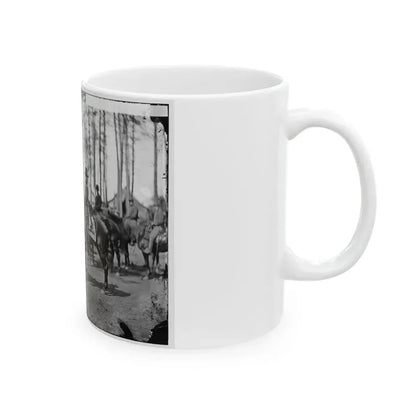 Brandy Station, Va. Gen. Rufus Ingalls On Horseback (U.S. Civil War) White Coffee Mug - Go Mug Yourself