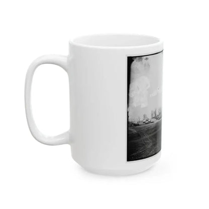 Brandy Station, Va. General View Of 6th New York Artillery Encampment (U.S. Civil War) White Coffee Mug - Go Mug Yourself