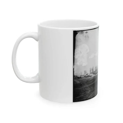Brandy Station, Va. General View Of 6th New York Artillery Encampment (U.S. Civil War) White Coffee Mug - Go Mug Yourself
