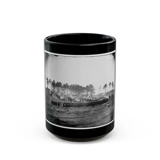 Brandy Station, Va. Guard Mount Of 114th Pennsylvania Infantry (1st Division, 3d Corps) (U.S. Civil War) Black Coffee Mug 15oz - Go Mug Yourself