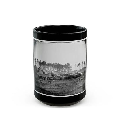 Brandy Station, Va. Guard Mount Of 114th Pennsylvania Infantry (1st Division, 3d Corps) (U.S. Civil War) Black Coffee Mug 15oz - Go Mug Yourself