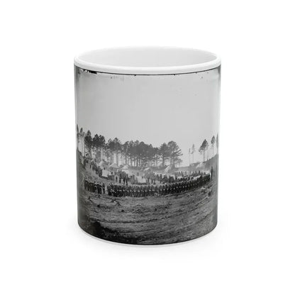 Brandy Station, Va. Guard Mount Of 114th Pennsylvania Infantry (1st Division, 3d Corps) (U.S. Civil War) White Coffee Mug 11oz - Go Mug Yourself