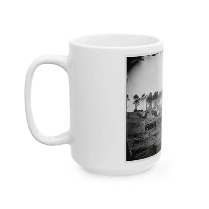 Brandy Station, Va. Guard Mount Of 114th Pennsylvania Infantry (1st Division, 3d Corps) (U.S. Civil War) White Coffee Mug - Go Mug Yourself